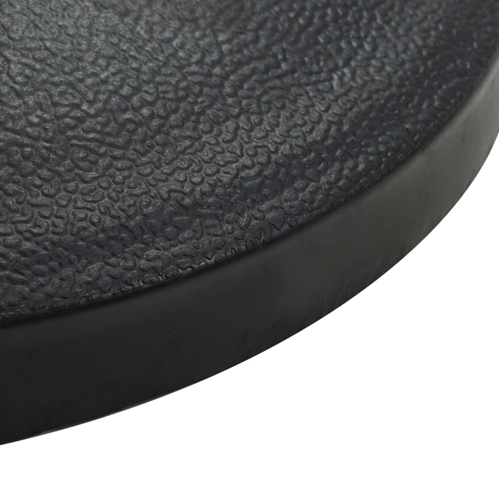 kerek fekete műgyanta napernyőtalp 10 kg