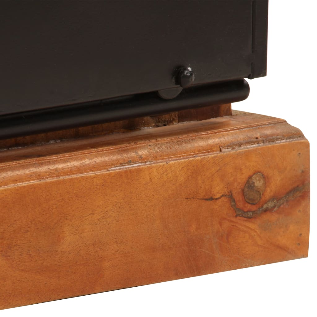 tömör újrahasznosított fa TV-szekrény 110 x 30 x 45 cm