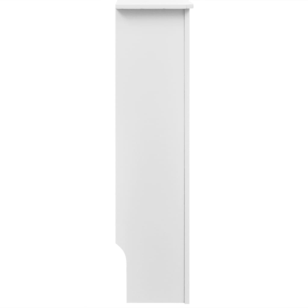 2 db fehér MDF radiátorburkolat 112 cm