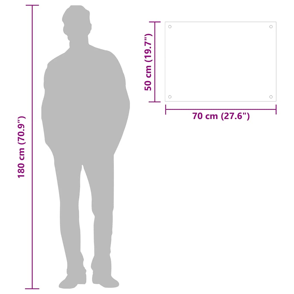 fekete edzett üveg konyhai falburkoló 70 x 50 cm