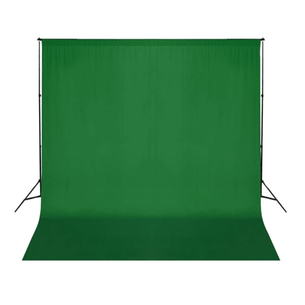 zöld pamut háttér blueboxhoz állvány nélkül 300 x 300 cm