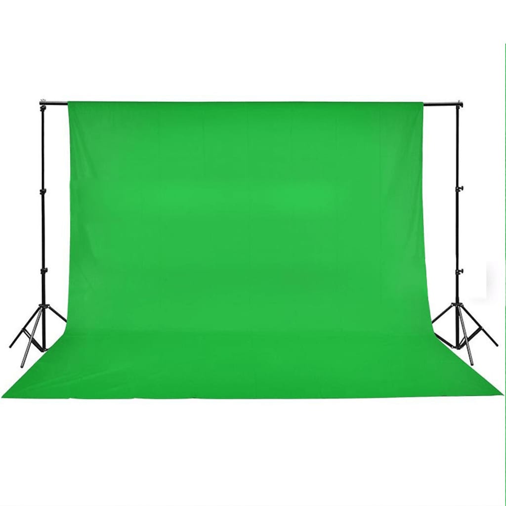 zöld pamut háttér blueboxhoz állvány nélkül 500 x 300 cm