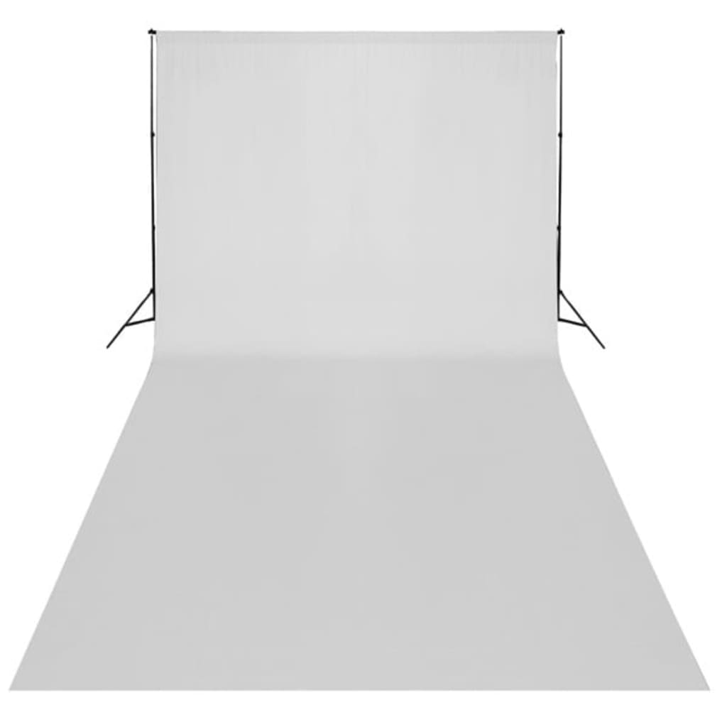 fehér pamut háttér állvány nélkül 600 x 300 cm