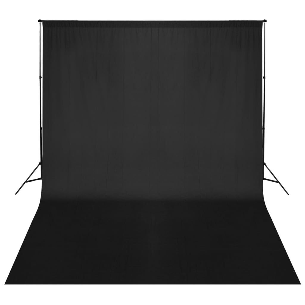 fekete háttértartó állványrendszer 500 x 300 cm