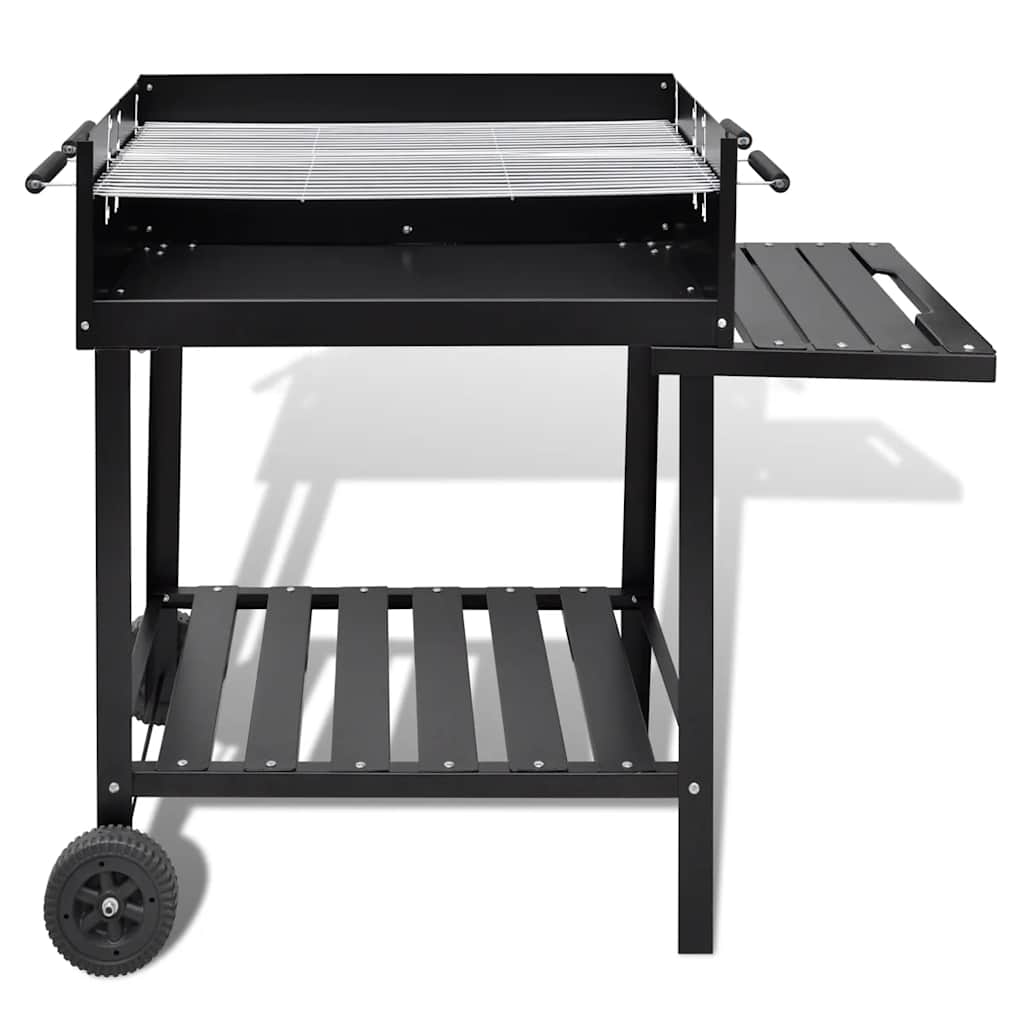 Grill állvány faszén Grillező 2 Kerekekkel