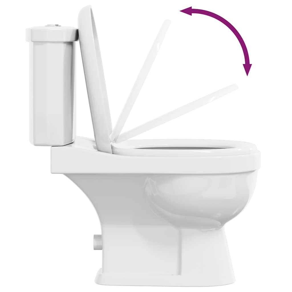fehér WC tartállyal