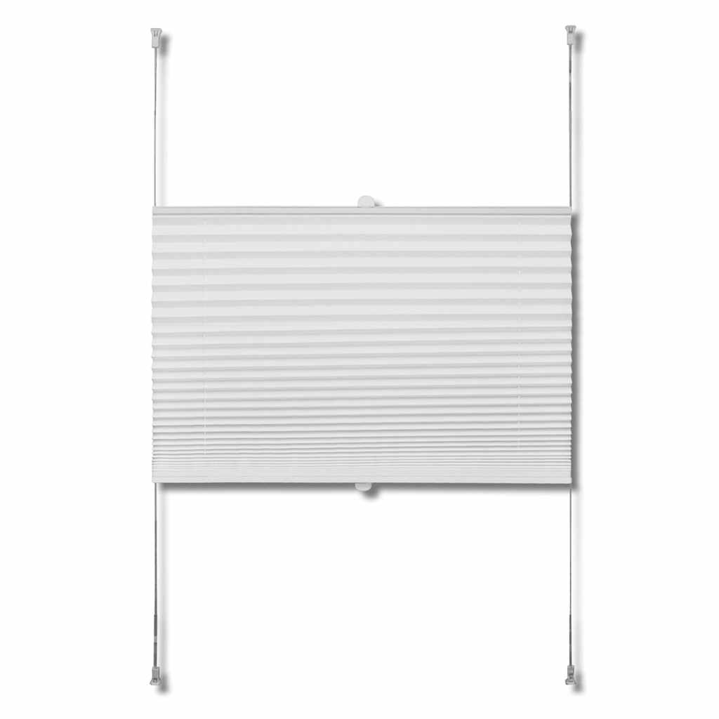 Plisse Roló 70 x 150 cm Fehér Redős Roló