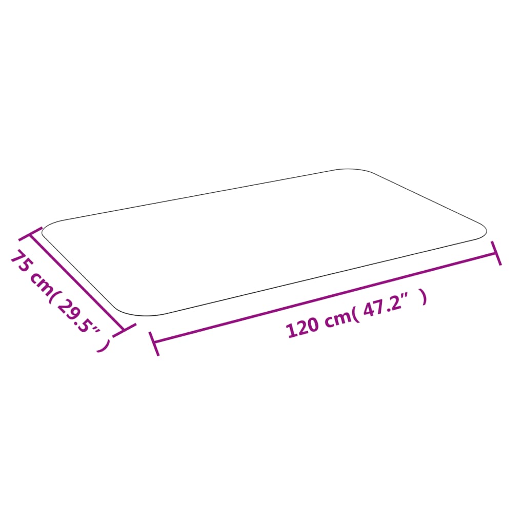 padlószőnyeg laminált padlóhoz vagy szőnyeg 75 cm x 120 cm