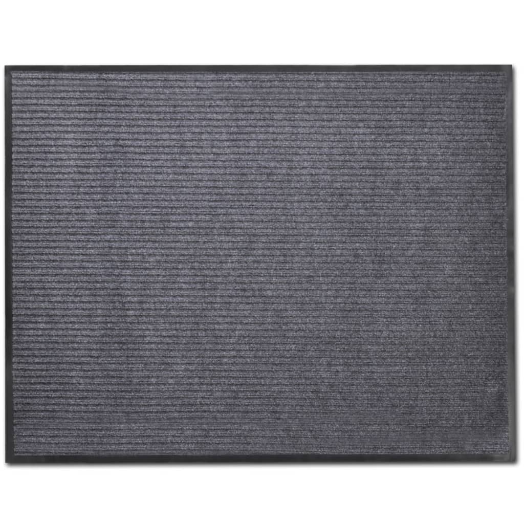 szürke PVC lábtörlő 90 x 150 cm