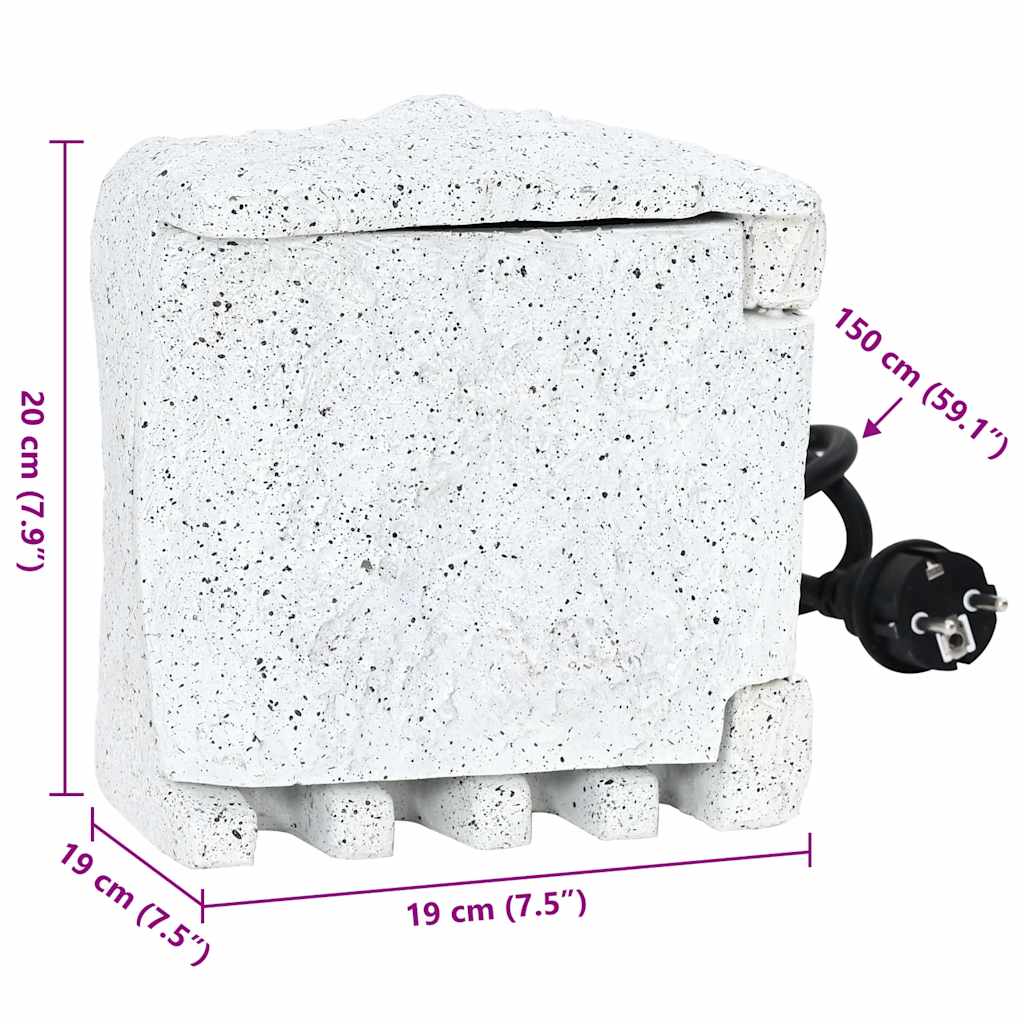 műkő kerti aljzat időzítővel