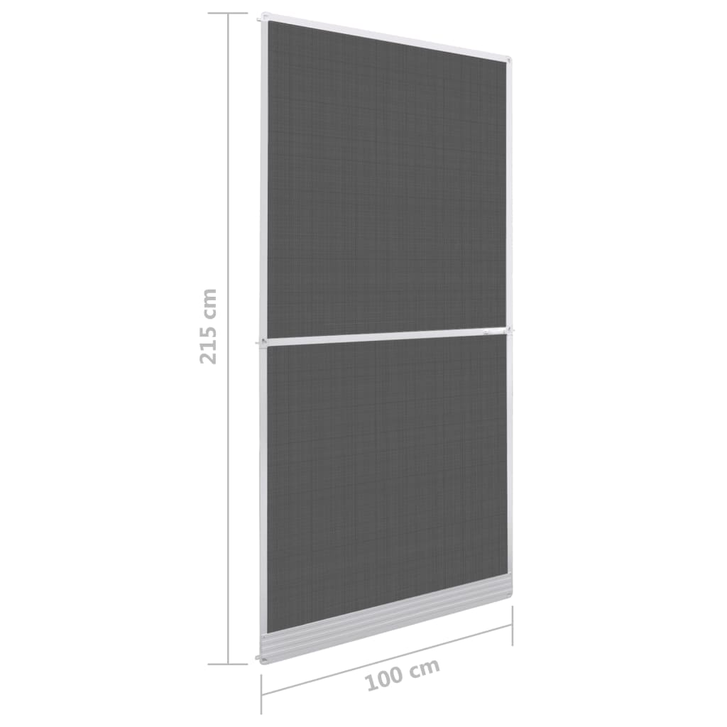 fehér zsanéros ajtó szúnyogháló 100 x 215 cm