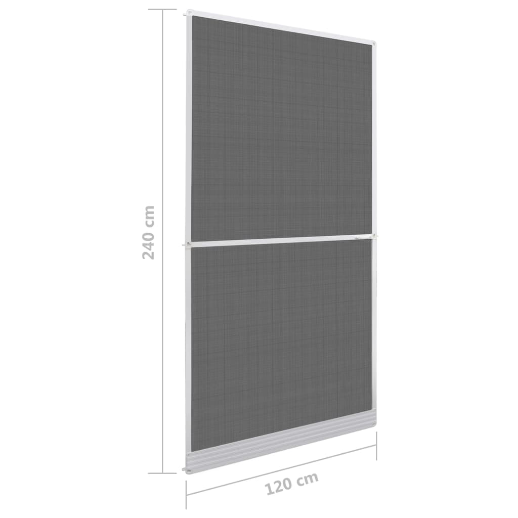 fehér zsanéros ajtó szúnyogháló 120 x 240 cm