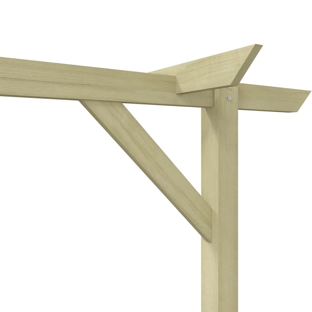 fa kerti pergola 410 x 40 x 203 cm