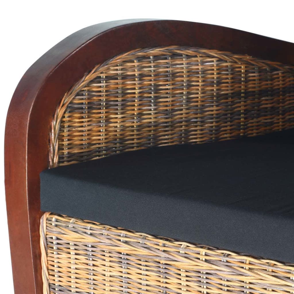 kézzel font rattan karosszék