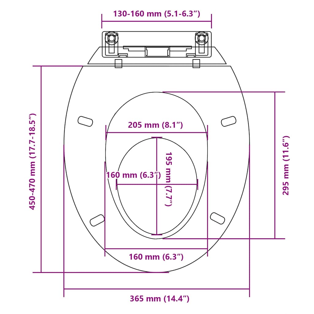 fehér ovális WC-ülőke lassan csukódó fedéllel