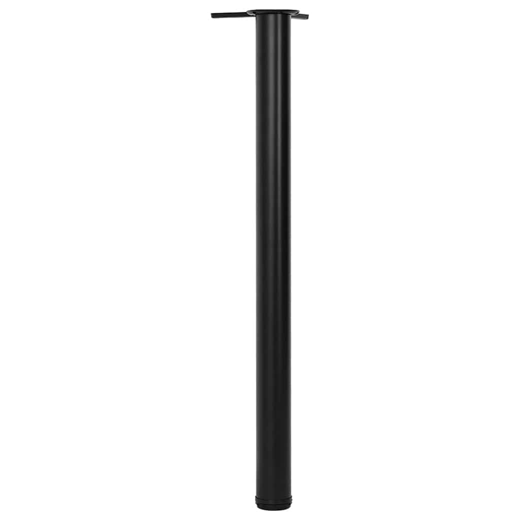 4 db állítható magasságú fekete asztalláb 870 mm