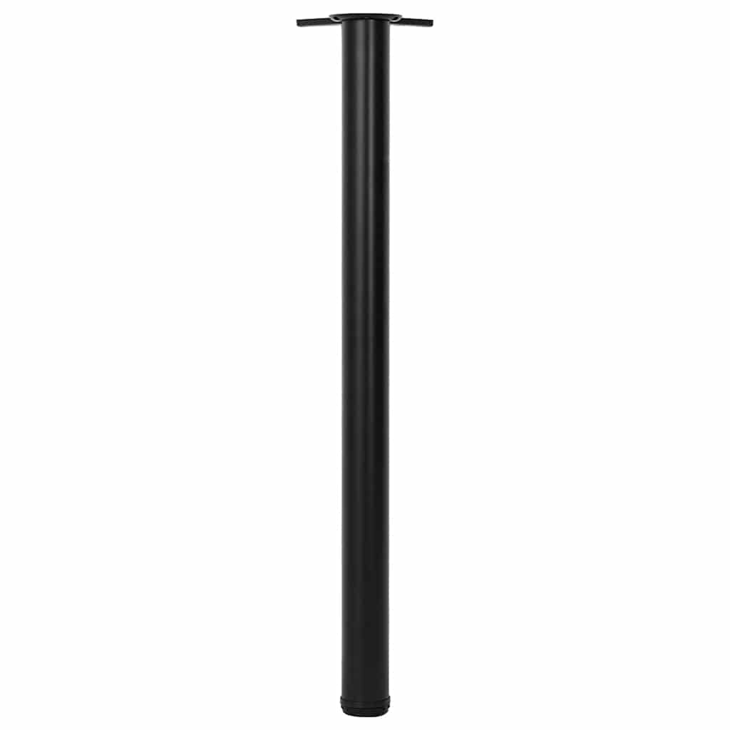 4 db állítható magasságú fekete asztalláb 870 mm