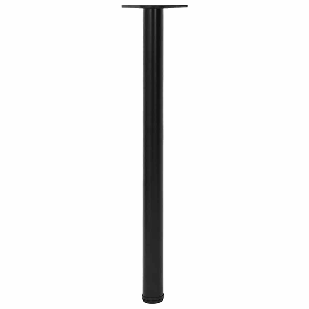 4 db állítható magasságú fekete asztalláb 870 mm