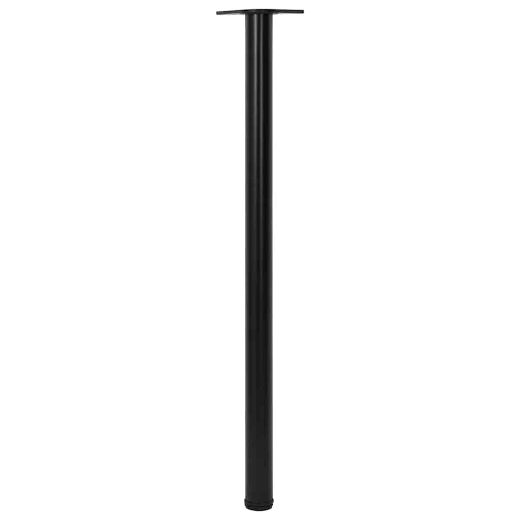 4 db állítható magasságú fekete asztalláb 1100 mm