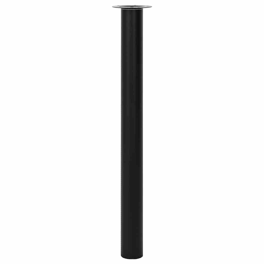 2 teleszkópos asztalláb 710 mm - 1100 mm Fekete