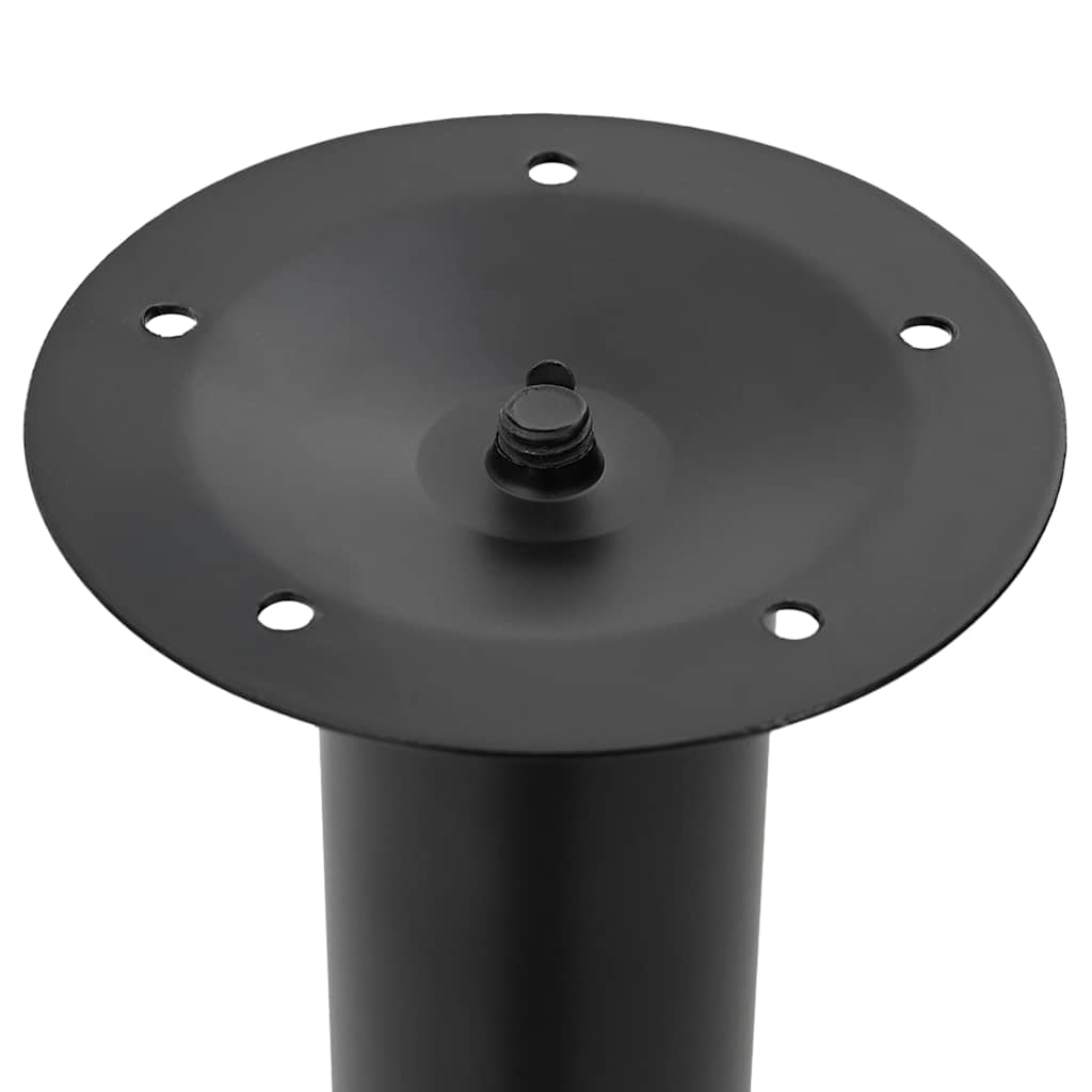 2 teleszkópos asztalláb 710 mm - 1100 mm Fekete