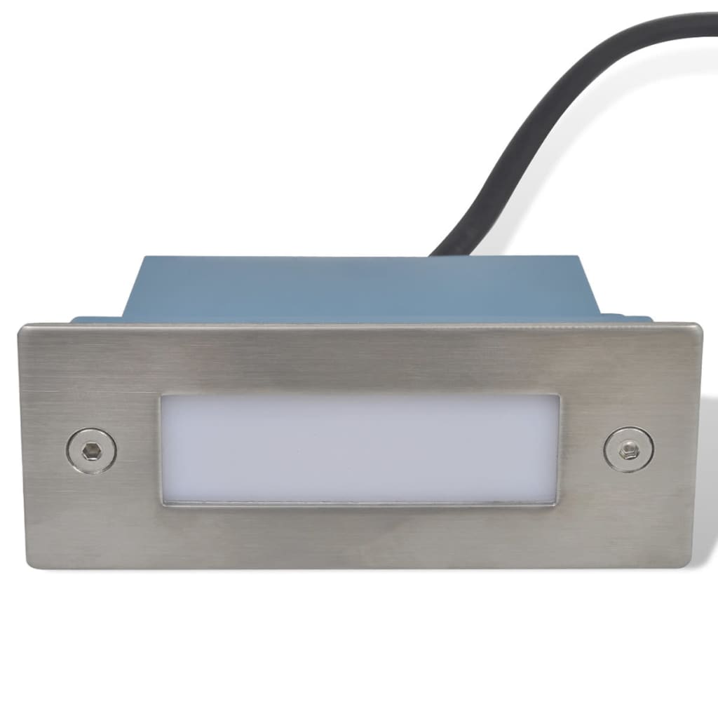 2 db süllyesztett LED lépcsőlámpa 44 x 111 x 56 mm