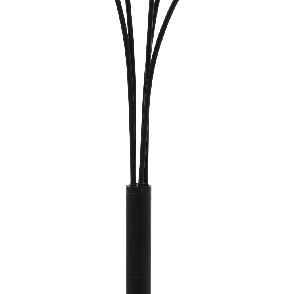 fekete-arany állólámpa 200 cm 5 db E14 típusú foglalattal