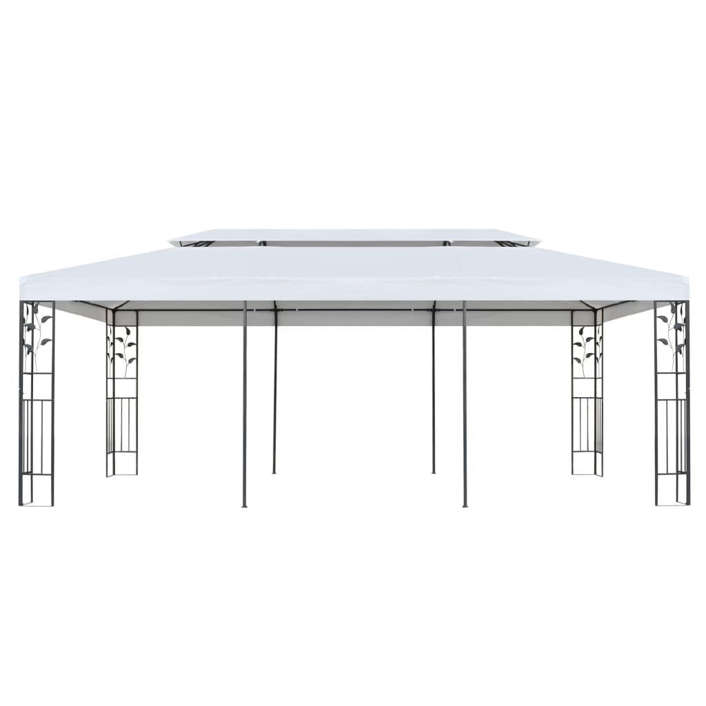 fehér pavilon 3 x 6 m