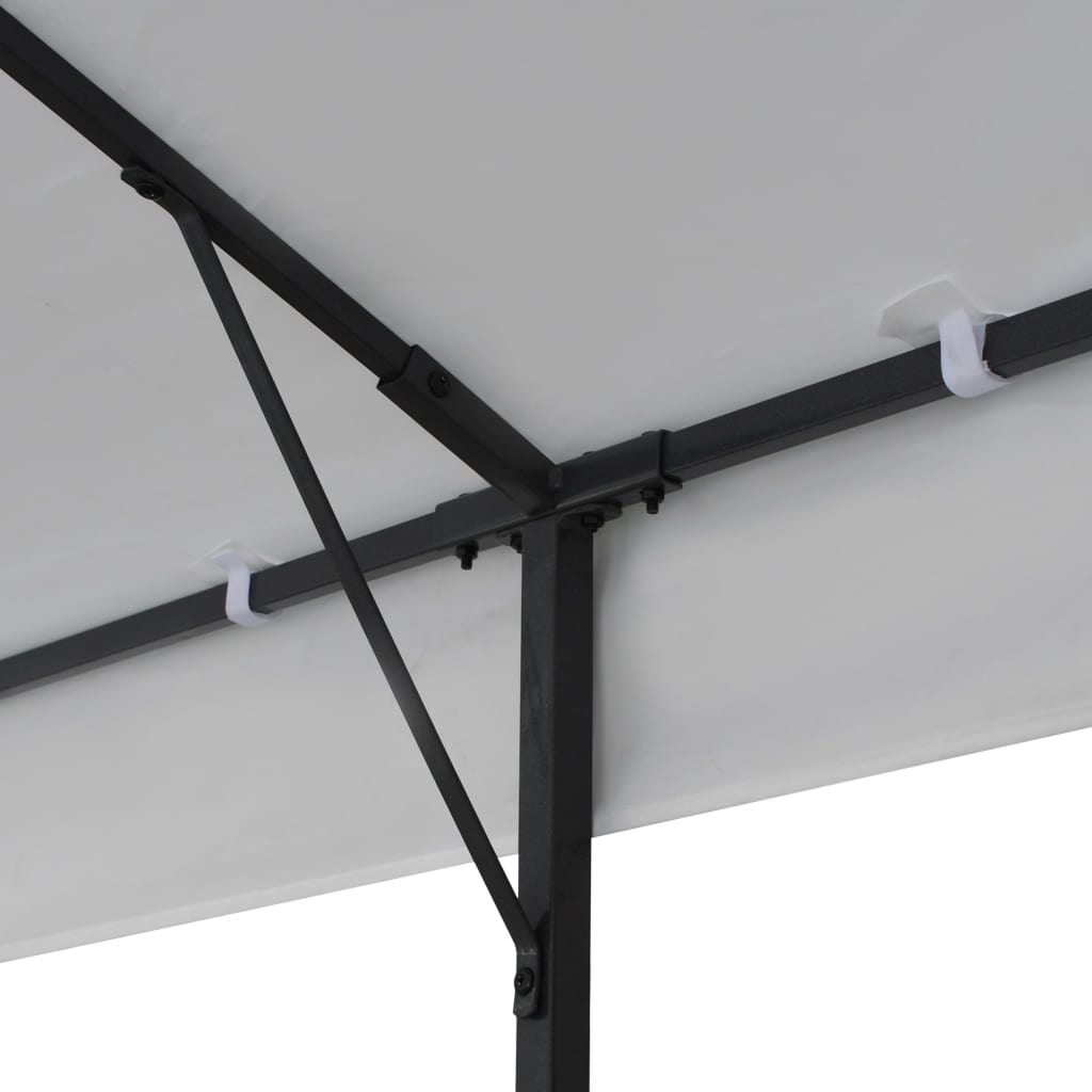 fehér pavilon 3 x 6 m