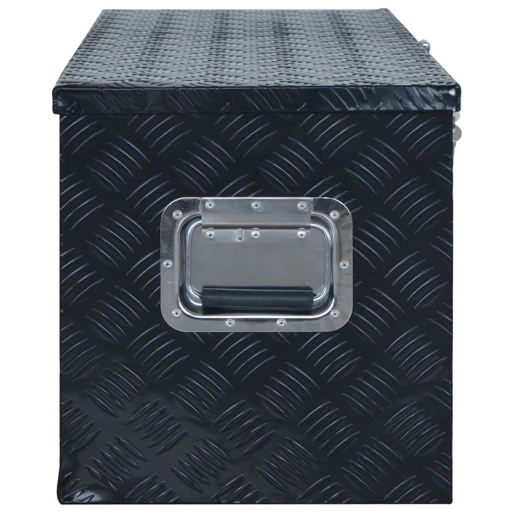 fekete alumíniumdoboz 1085 x 370 x 400 mm