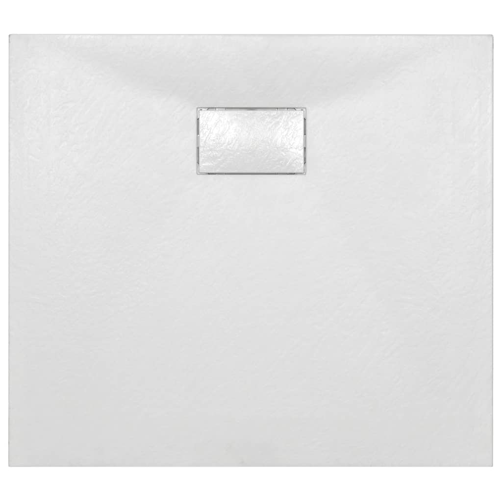 fehér SMC zuhanytálca 90 x 80 cm