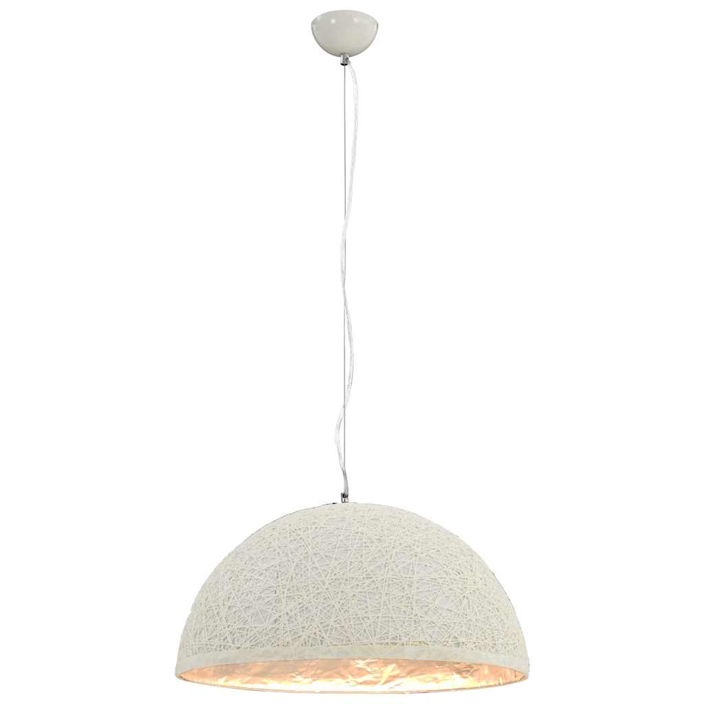 fehér-ezüst függőlámpa Ø50 cm E27
