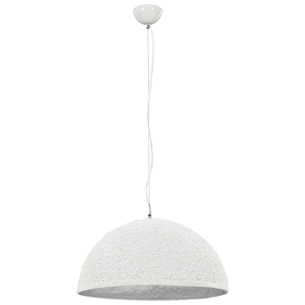 fehér-ezüst függőlámpa Ø50 cm E27