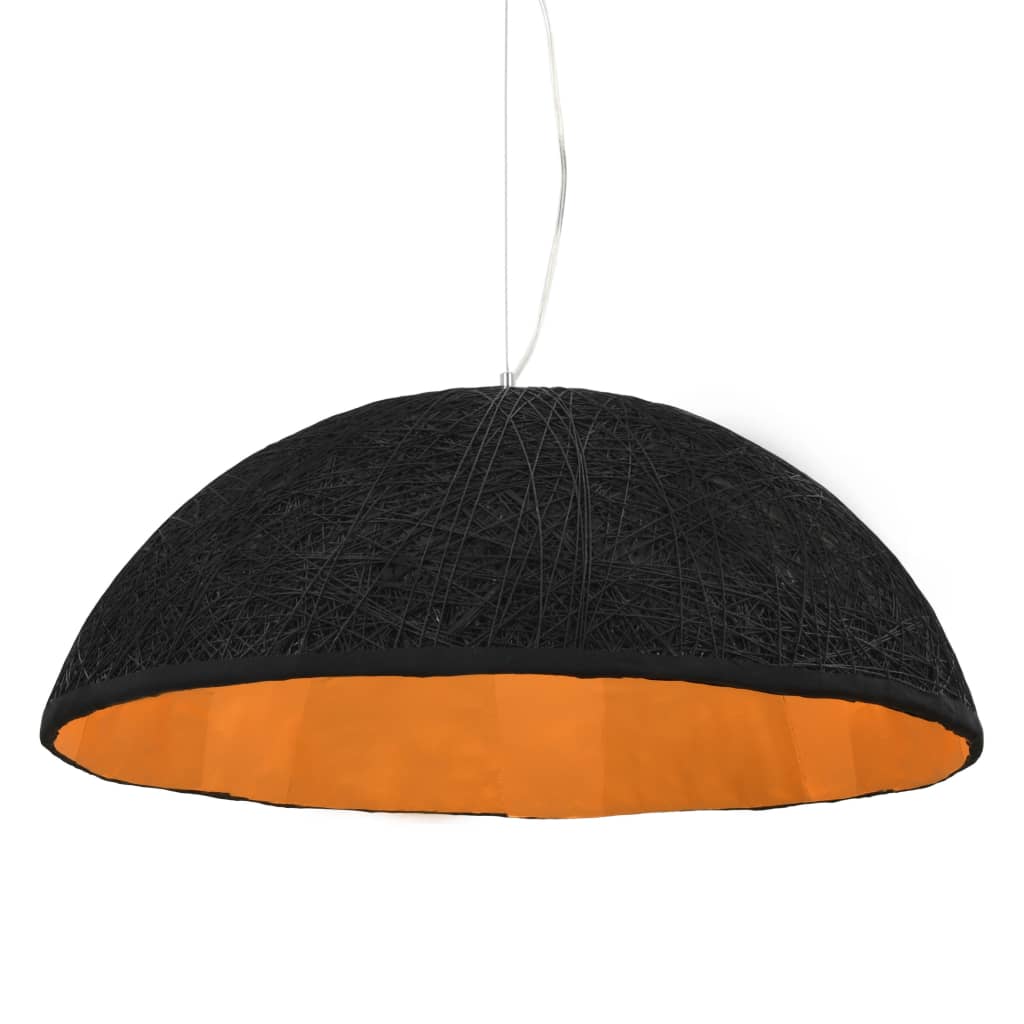 fekete-arany függőlámpa Ø70 cm E27