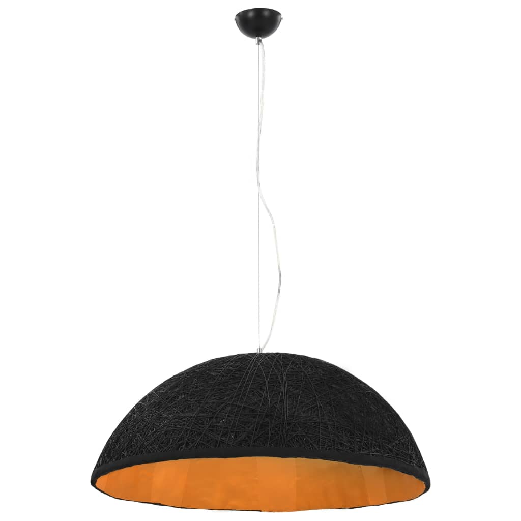 fekete-arany függőlámpa Ø70 cm E27
