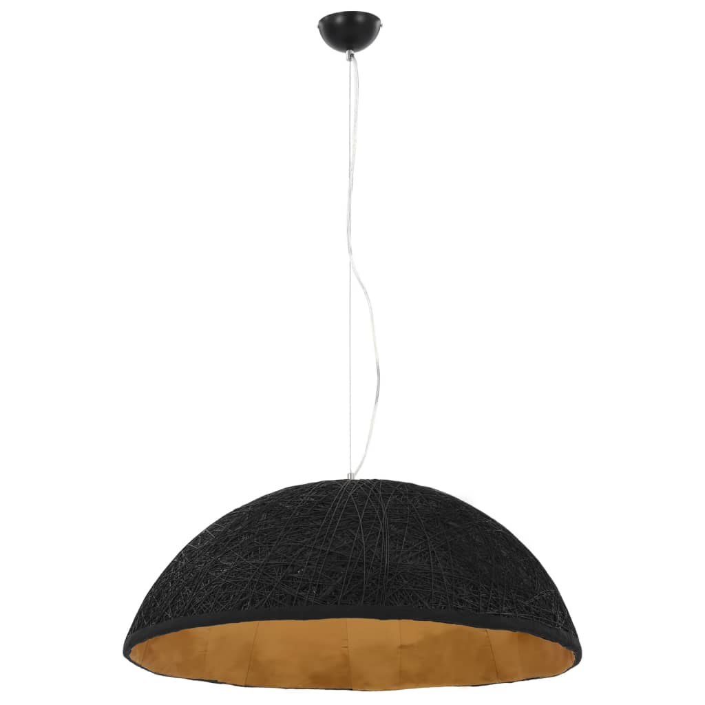 fekete-arany függőlámpa Ø70 cm E27