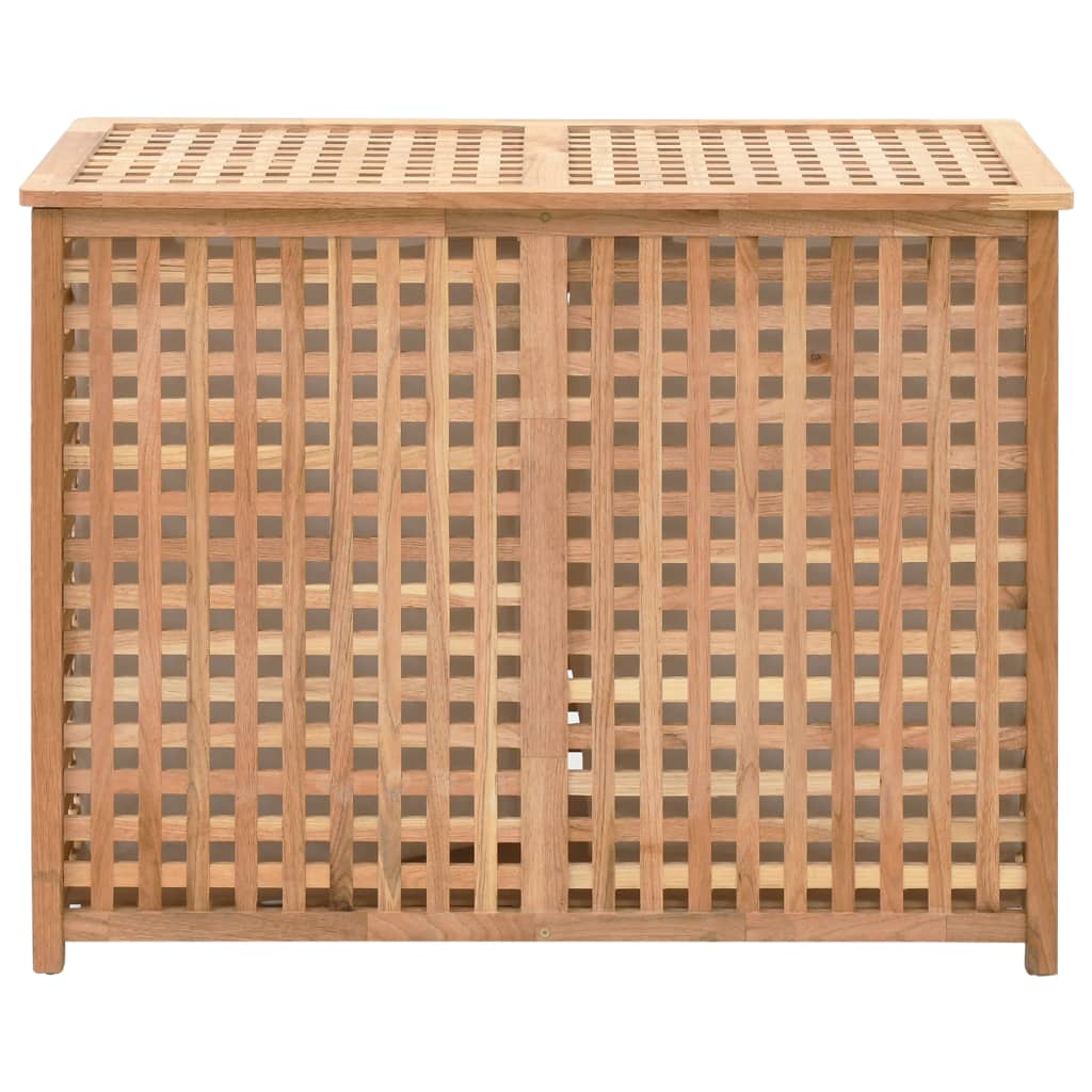 tömör diófa szennyeskosár 87,5 x 46 x 67 cm