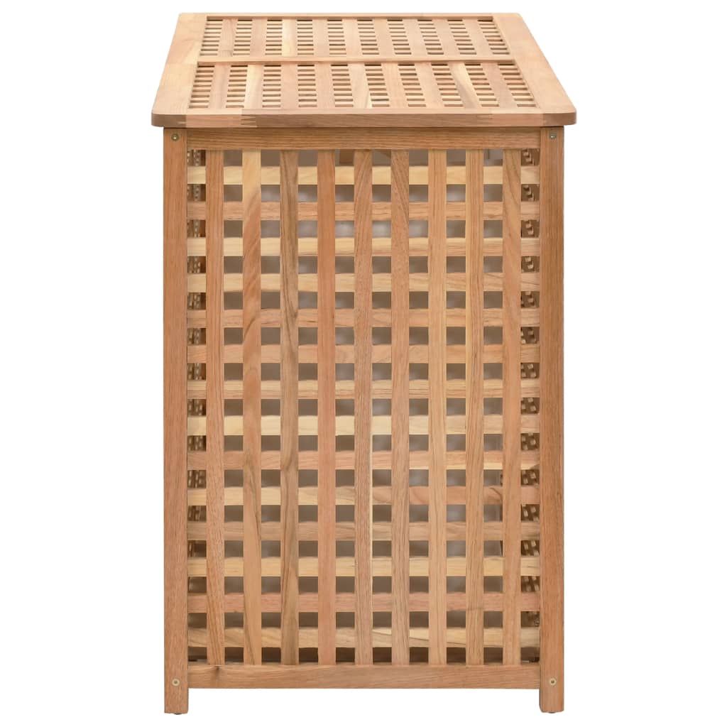 tömör diófa szennyeskosár 87,5 x 46 x 67 cm