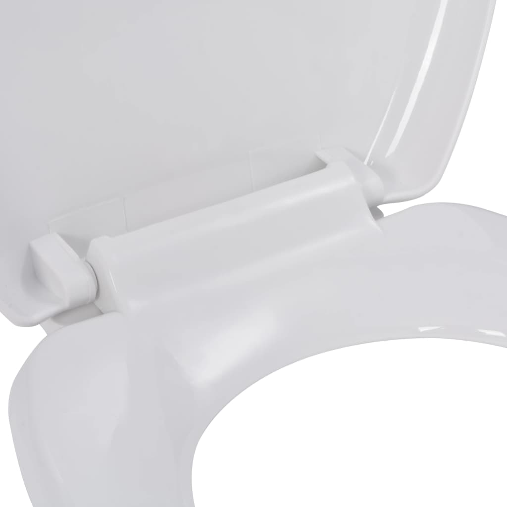 fehér gyorsan szerelhető WC-ülőke lassan csukódó fedéllel