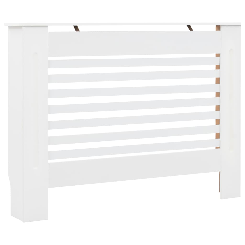 fehér MDF radiátorburkolat 112 x 19 x 81,5 cm