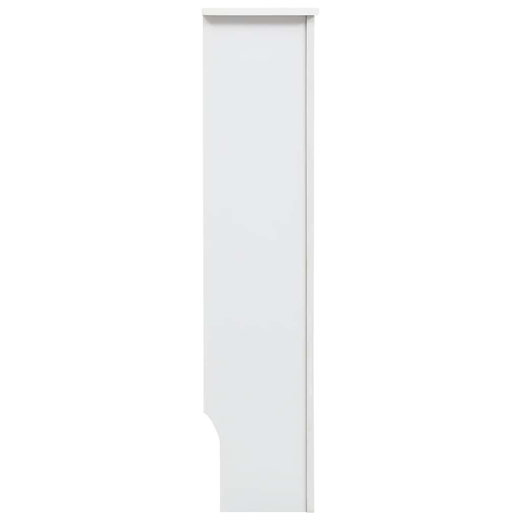 fehér MDF radiátorburkolat 112 x 19 x 81,5 cm