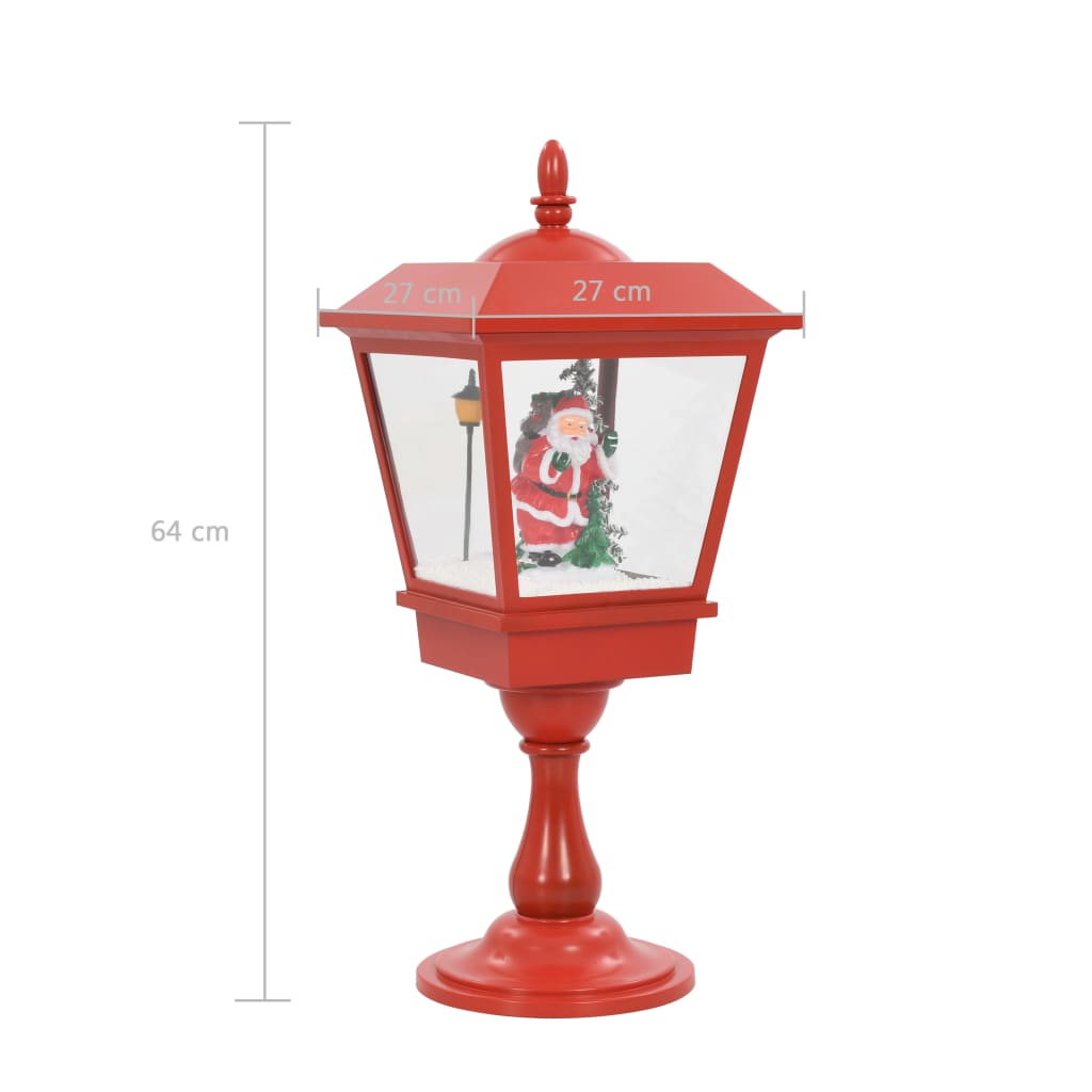 karácsonyi talpas lámpa Mikulással 64 cm LED