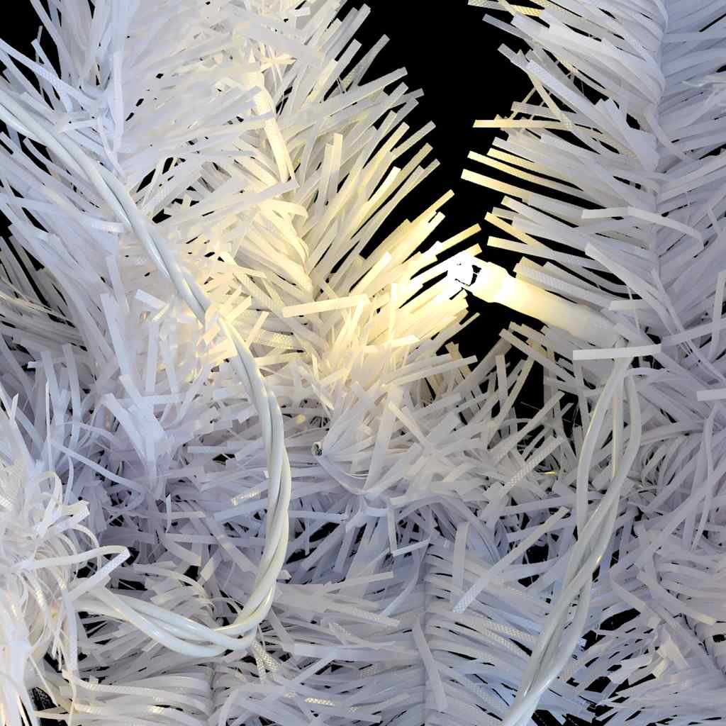 fehér karácsonyi füzér LED-es izzókkal 5 m