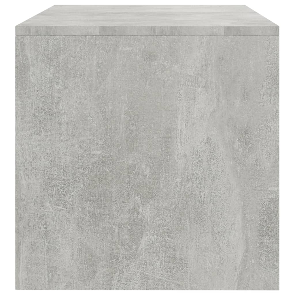 betonszürke szerelt fa TV-szekrény 100 x 40 x 40 cm