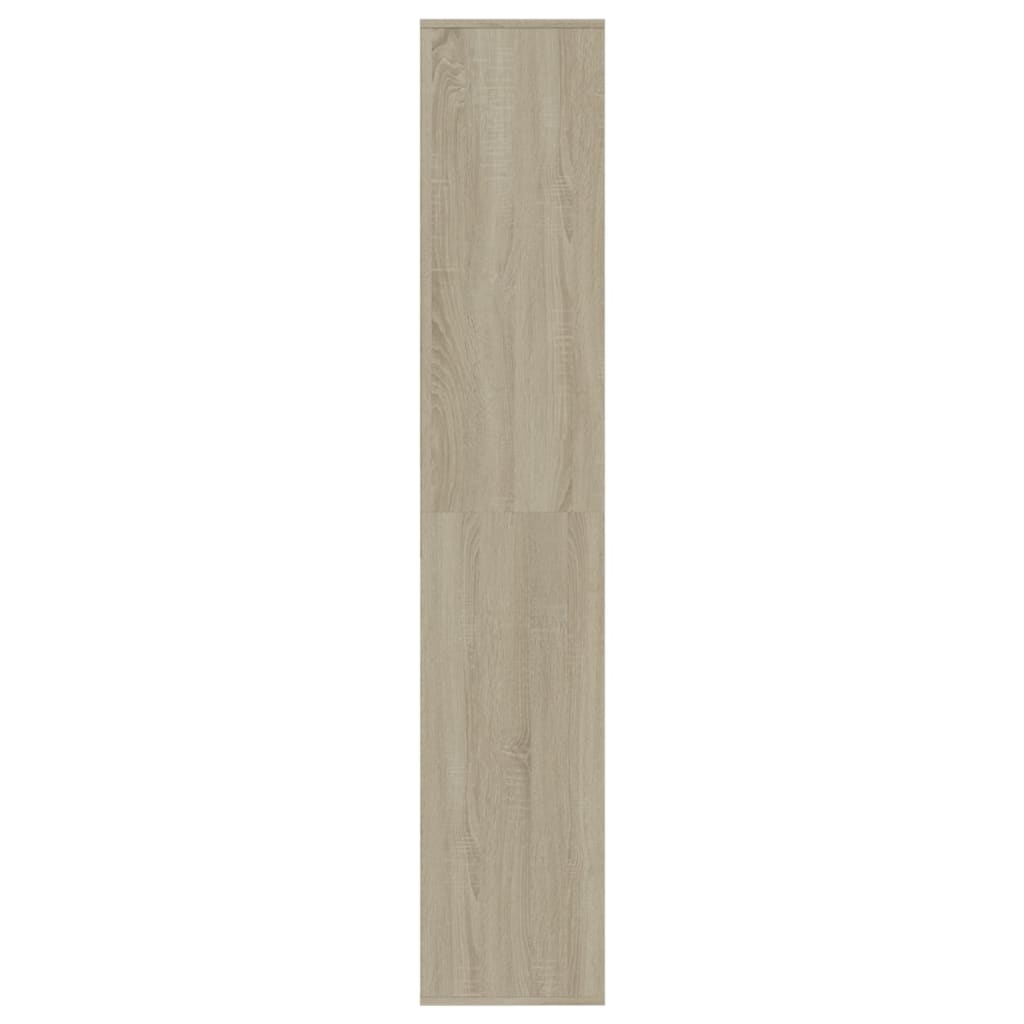 sonoma tölgy színű szerelt fa cipősszekrény 54 x 34 x 183 cm