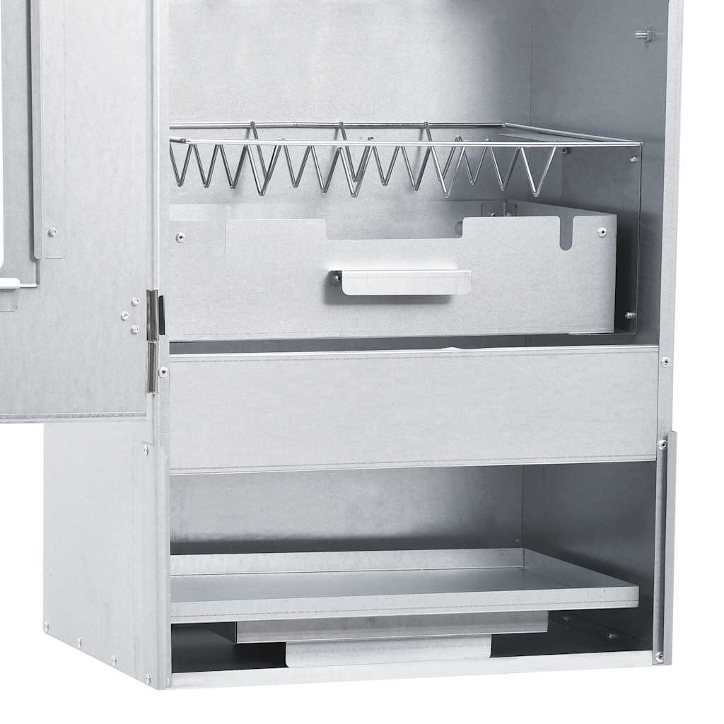 BBQ füstölő 1 kg faaprítékkal 44,5 x 29 x 83 cm