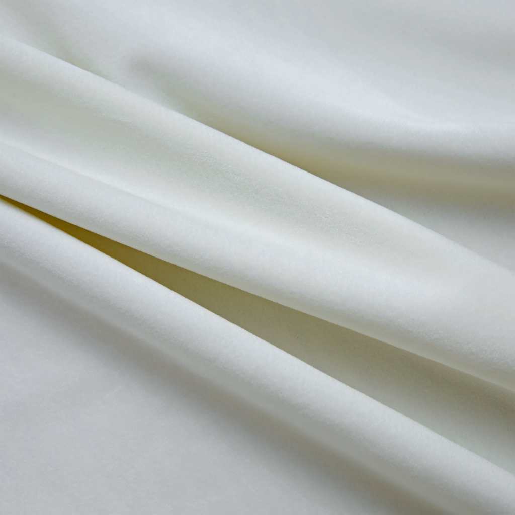 2 db krémszínű bársony sötétítőfüggöny gyűrűkkel 140 x 245 cm