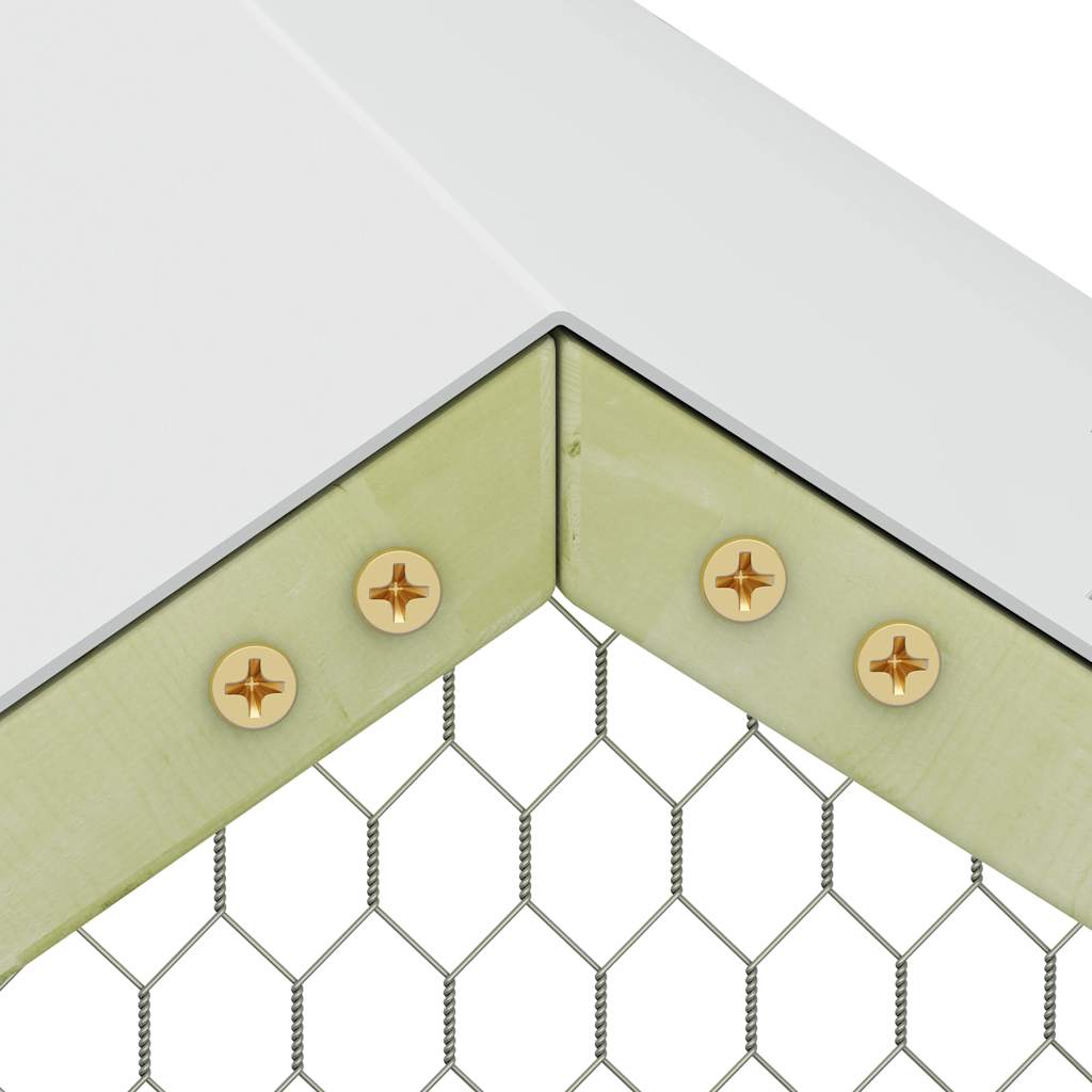 impregnált fenyőfa tyúkól 1,5 x 1,5 x 2 m