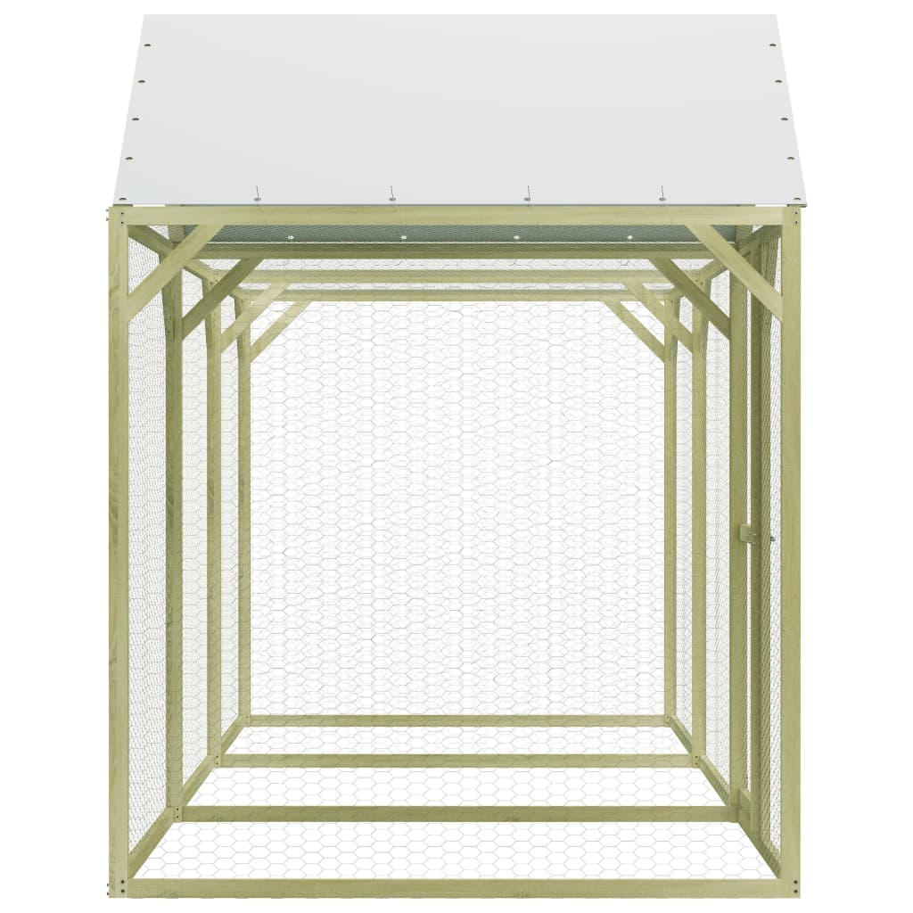 impregnált fenyőfa tyúkól 4,5 x 1,5 x 2 m