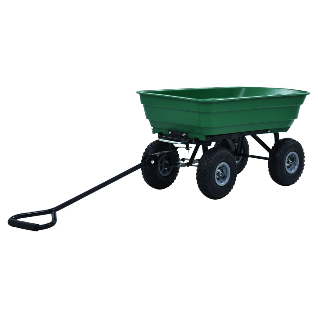zöld kerti kézikocsi 300 kg 75 liter